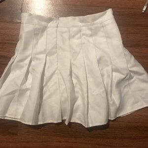 White Tennis skirt